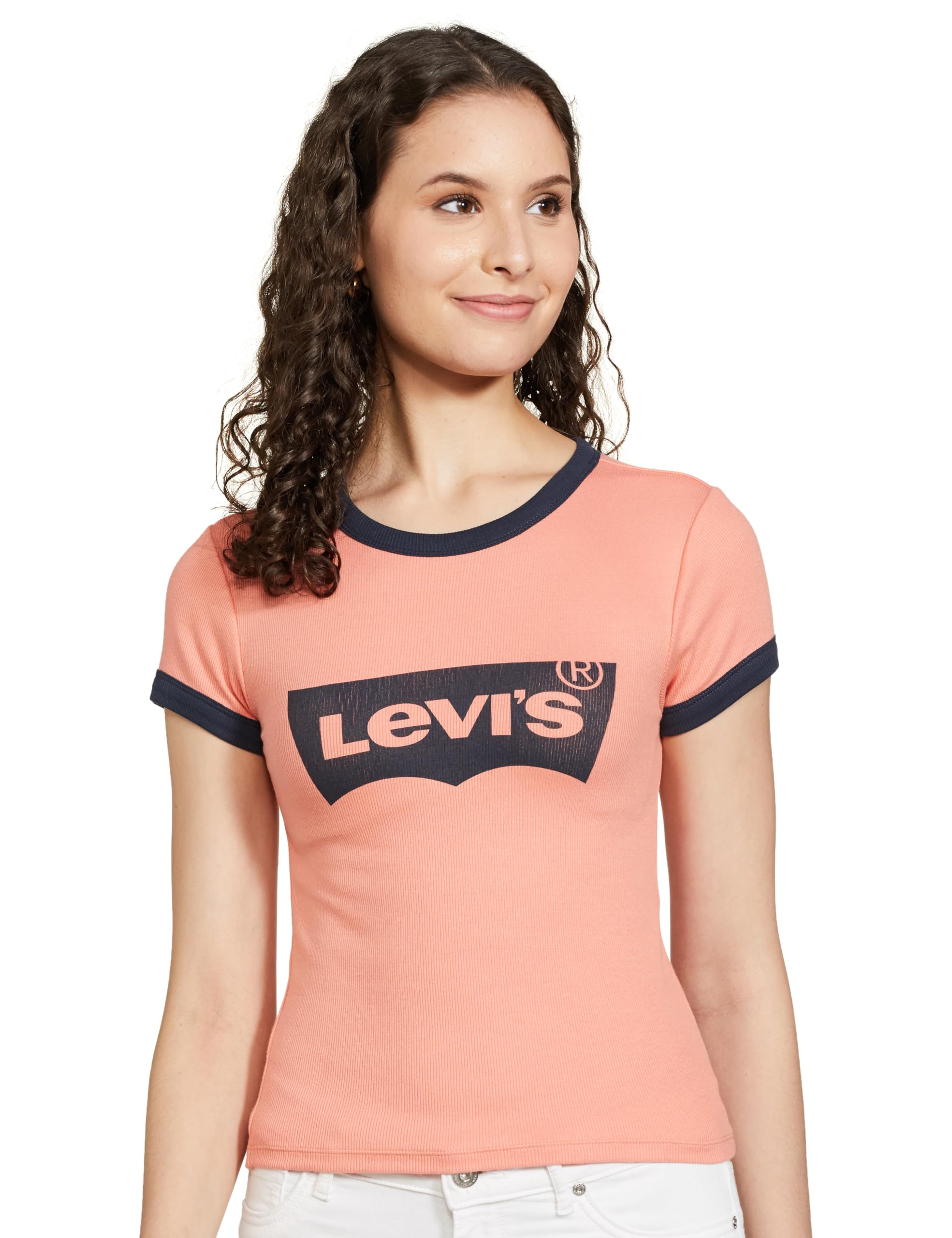 Levi's Women's Slim Fit Brand Logo T-Shirt