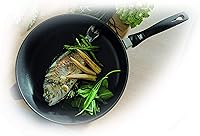 Vista 2 de ELO Rubicast - Sartén de cocina de aluminio fundido para inducción con revestimiento antiadherente duradero, 12.5 pulgadas