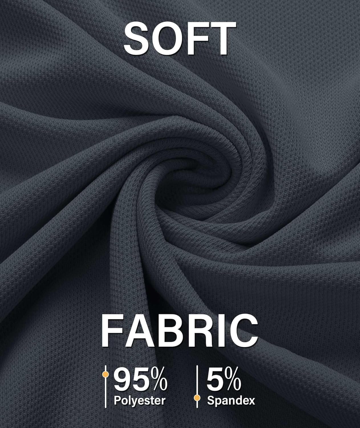 ZITY 5 Pack Mens Polo Shirt Short Sleeve Sports Golf Tennis T-Shirt Moisture-Wicking Summer Shirts - Image 4