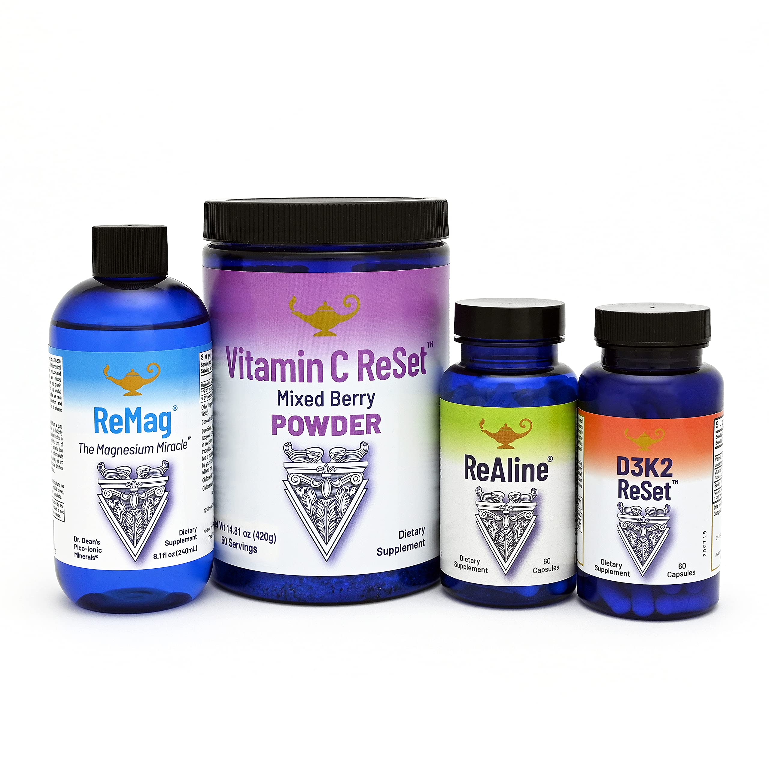 The Longevity Bundle - ReMag Magnesium, Vitamin C, Vitamin D, ReAline Vitamin B Complex
