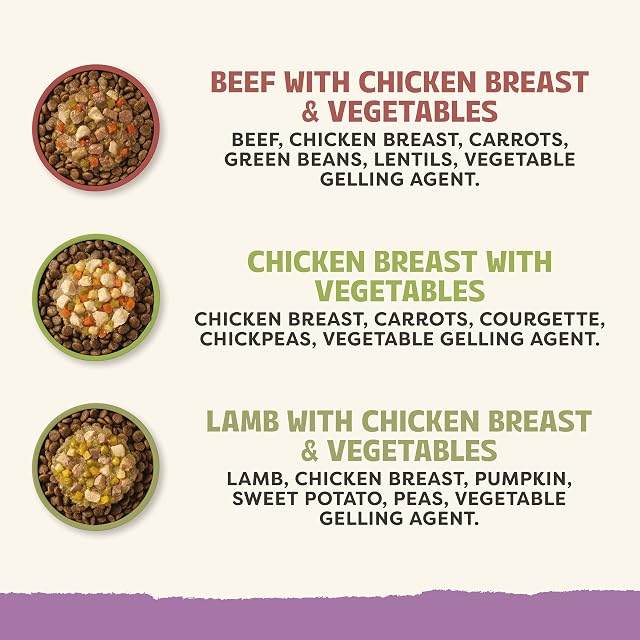 Foto 4 de 7 de Applaws Complemento de Comida Húmeda para Perros Natural, Surtido de Carne sin Granos con Verduras en Gelatina