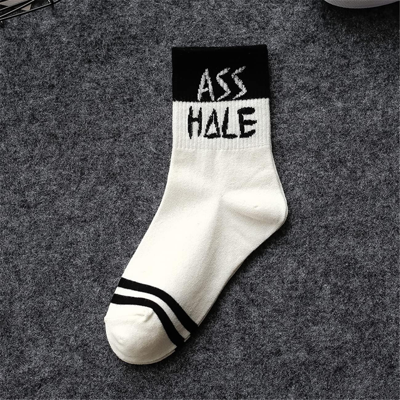Unisex Letter Print socks, Rude Language Socks Athletic Socks Casual Fashion Hip Hop Sports Cotton Tube Sock Gift