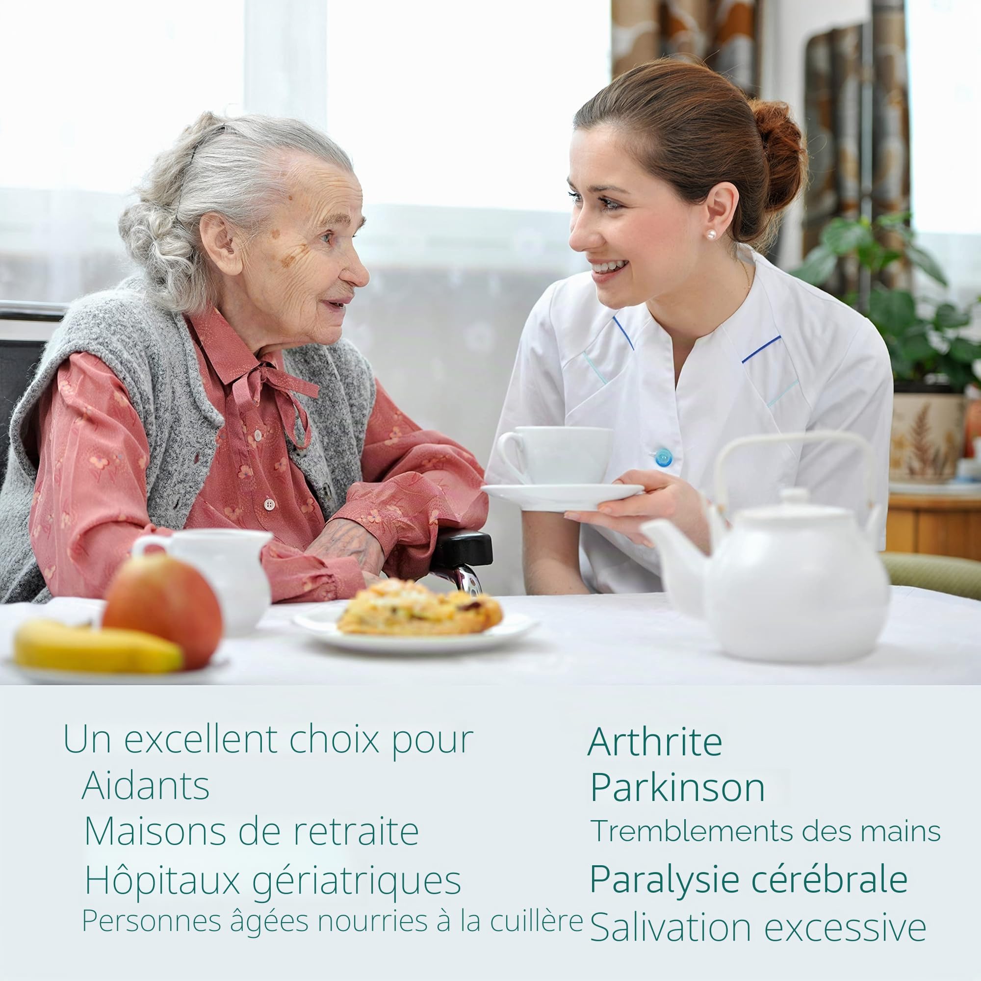 Celley Lot de 12 bavoirs pour adultes avec ramasse-miettes – Imperméables et réutilisables pour les personnes âgées, les personnes âgées et les handicapés