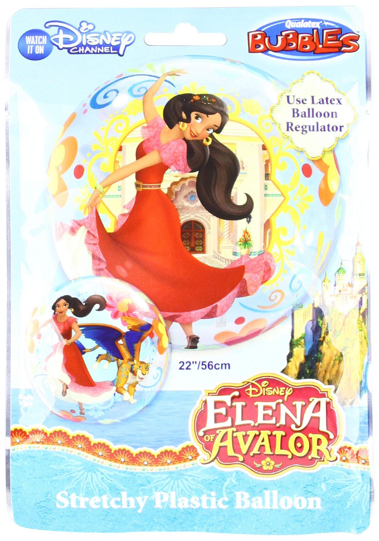 Qualatex49325 Bubble-Disney Elena of Avalor, 22", Multicolor