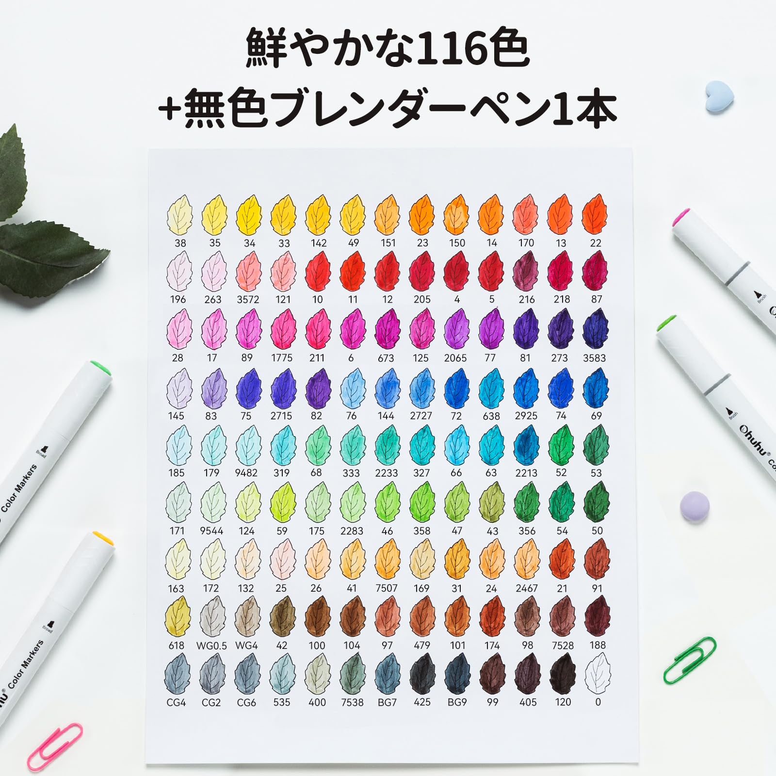 コピックインク　116色 コピックインク116色