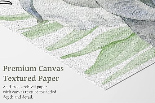 Miniatura 4 de Baby Safari Animals Wall Art Prints - Nursery Decor - Set of 6-8x10 - Jungle Nursery Room Pictures for Baby Girl Boy Kids - Motivational Quotes