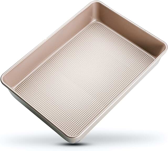 Ultra Cuisine 9x13 Inch Cake Baking And Brownie Pan - Easy Cleaning And ...