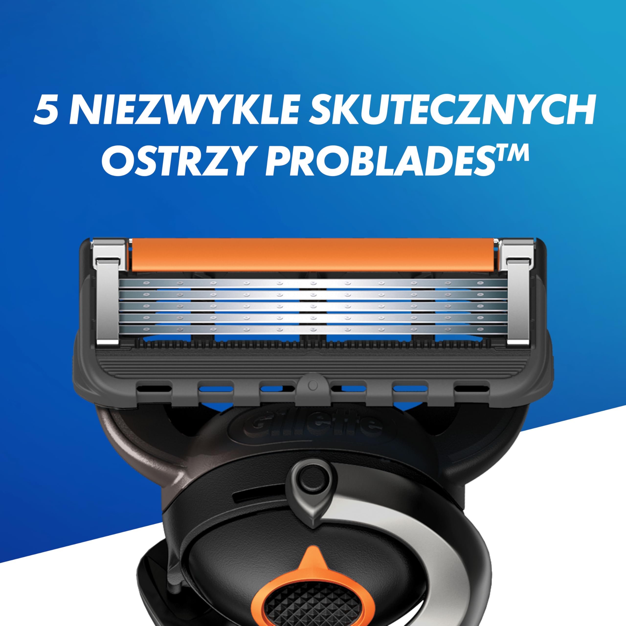 Gillette ProGlide Maszynka do golenia dla mężczyzn, maszynka do golenia 1 Gillette, ProGlide 6 ostrzy wymiennych do maszynek do golenia, Stworzona z myślą o dokładnym