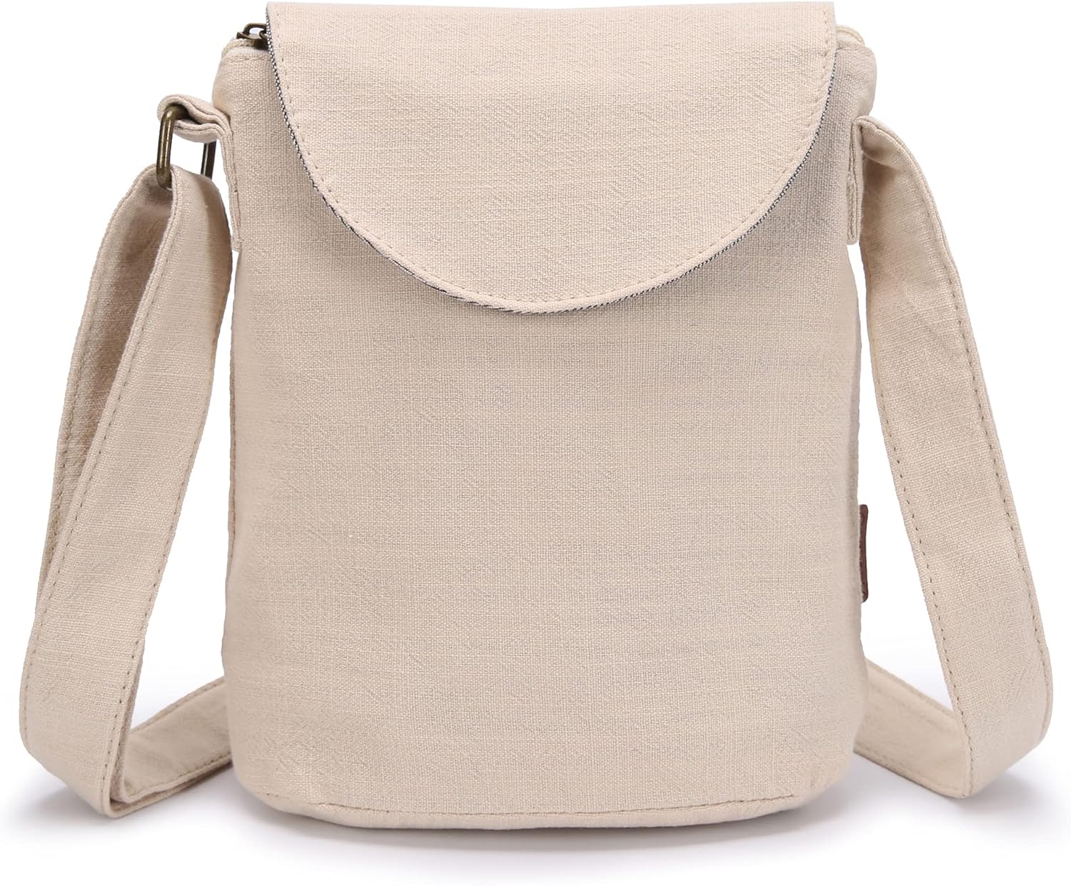 OPQRSTU Women’s Retro Small Size Canvas Shoulder Bag Hippie Boho Crossbody Handbag