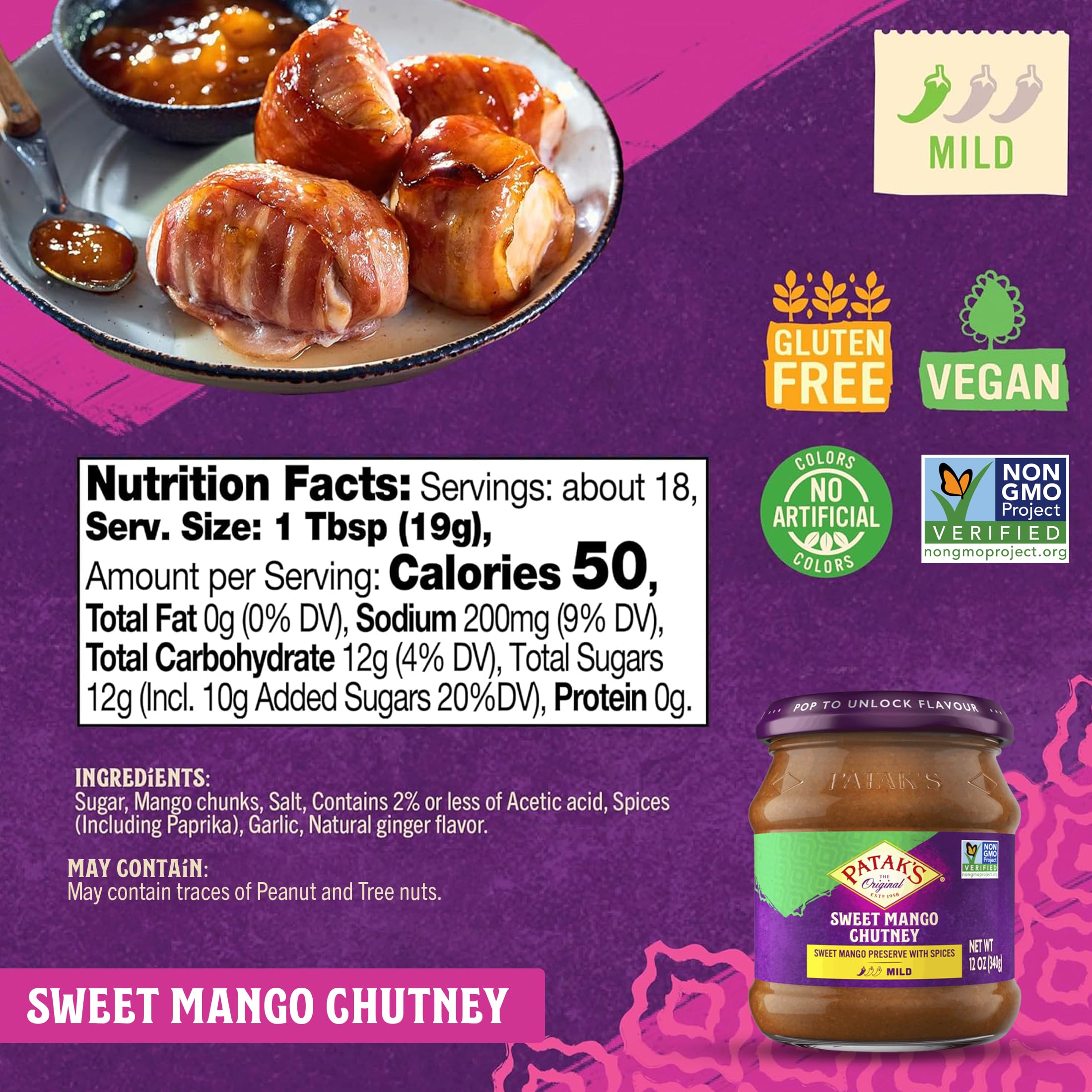 Pataks | Mango Chutney | 6 x 340 g