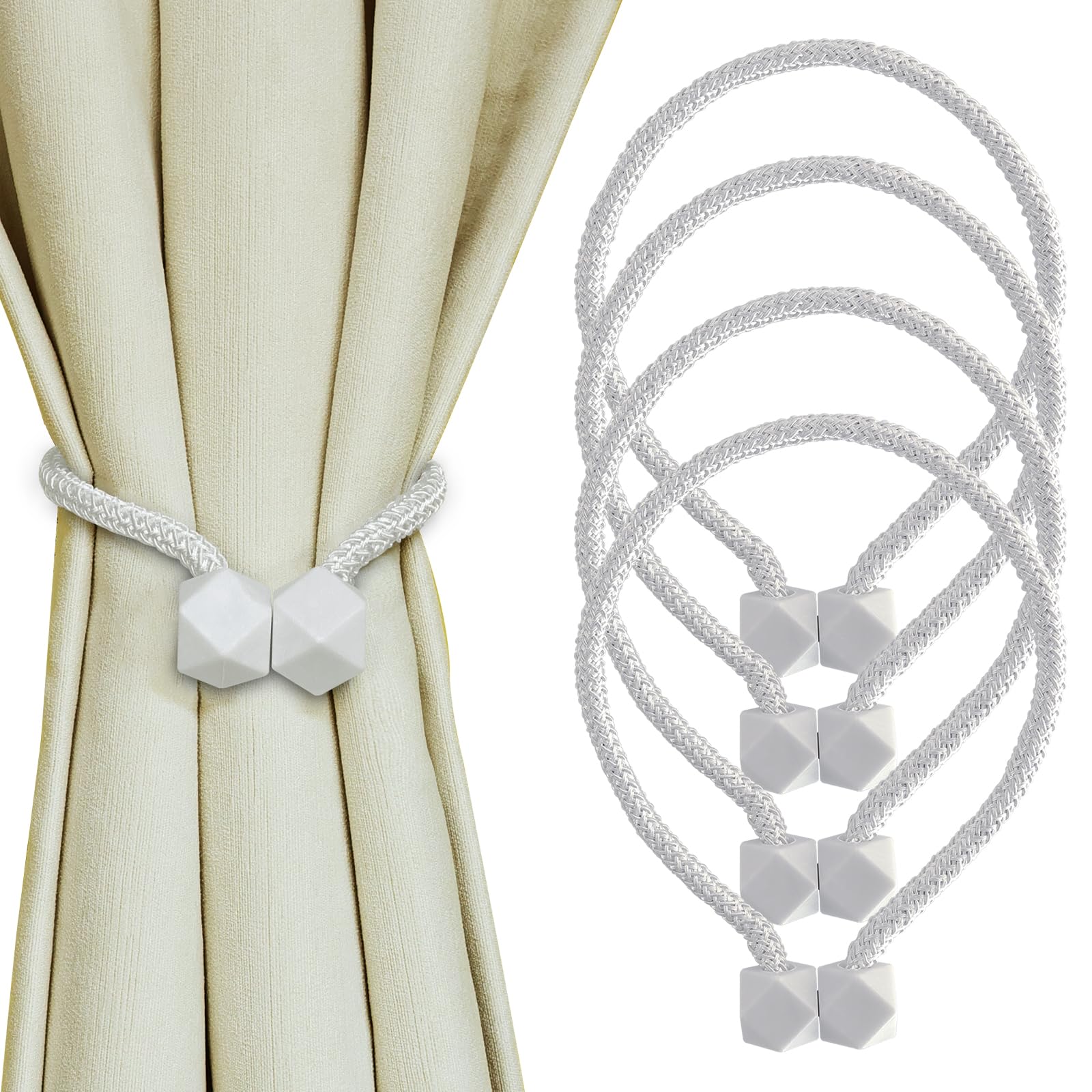 Calamite Tende Confezione Da 2 Fermatende Magnetici, Eleganti E Moderni
