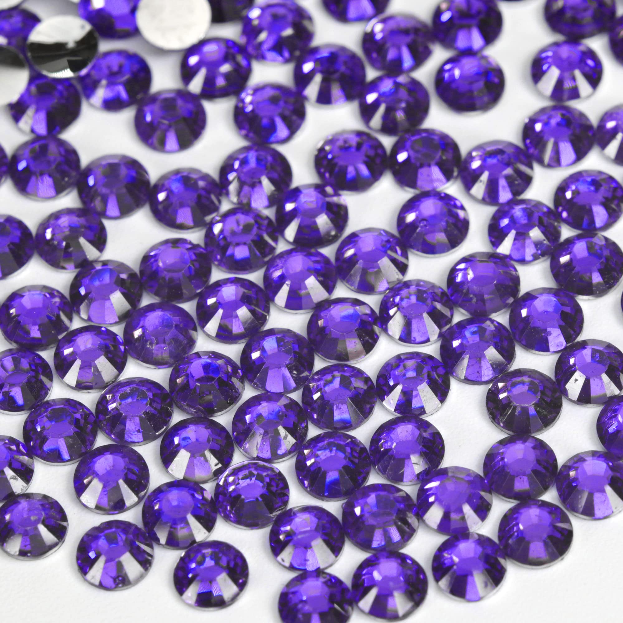 250pcs 6mm Flat Back Non-Stick Rhinestone Crystal Diamantes Nail Art & Craft Scrapbooking Embellishments 90 Available Colours (6mm, AB Clear #A13) — view 24