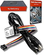 AZDelivery Logic Analyzer 8 CH, 24MHz mit USB-Kabel, kompatibel mit Arduino inklusive eBook!