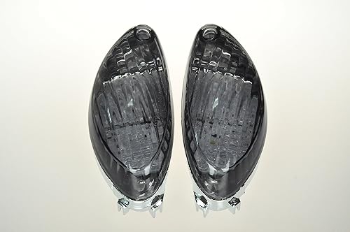 Luces de señal de giro de motocicleta ahumadas con LED para Suzuki 2008-2010 Hayabusa (trasera) Gsxr1300