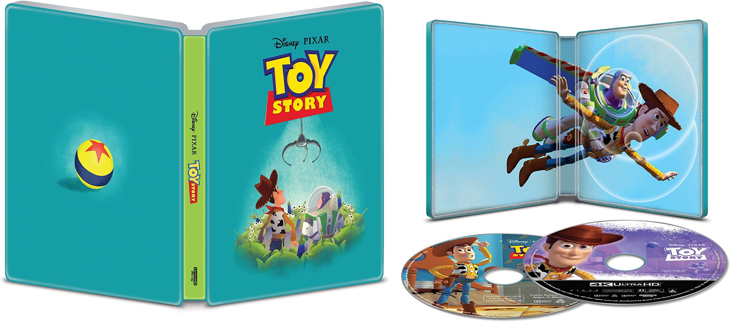 Toy Story 4K Limited Edition SteelBook + Blu-ray + Digital Copy