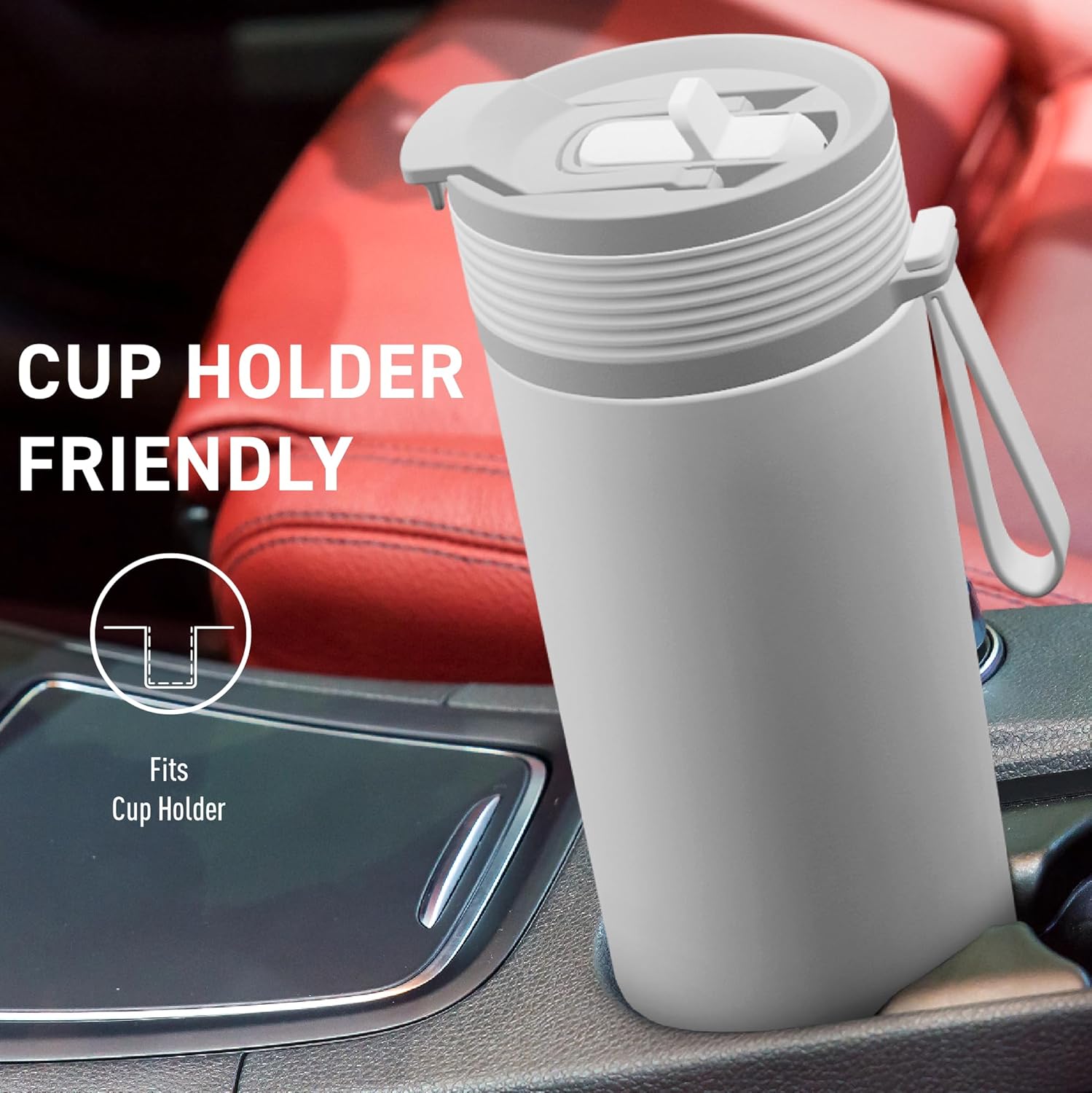 Asobu 20oz Ceramic Lined Insulated Water Bottle for Hot and Cold Drinks with 2-in-1 lid - Durable Travel Bottle with Leak-Proof Lid, Double-Wall Stainless Steel, Keeps Flavors True - Image 5