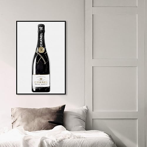 Miniatura 6 de The Oliver Gal Artist Co. Drinks and Spirits - Lienzo enmarcado para pared, diseño único de champán, 36 x 54 pulgadas, dorado, blanco