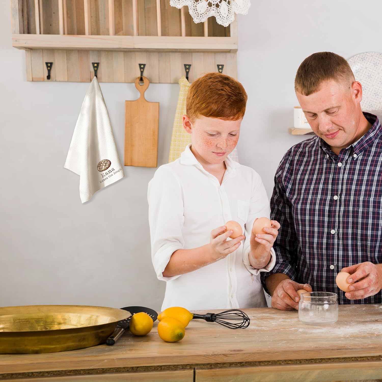 Sourdough Bread Kitchen Towels 16x24 Inch, Baking Gifts for Mom Women Decorative Hand Towels for Bathroom, Gifts for Bakers, Mama Makes The Dough Dish Tea Towel Drying Cloth - Image 4