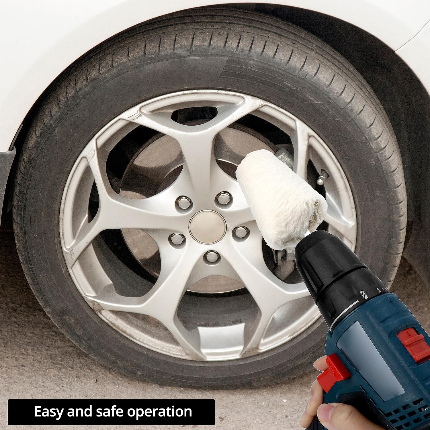 Set 6 Dischi Lucidanti Per Trapano | Per Metallo, Alluminio, Acciaio, Vetro | Con Adattatore | Facili Da Usare - Foto 12