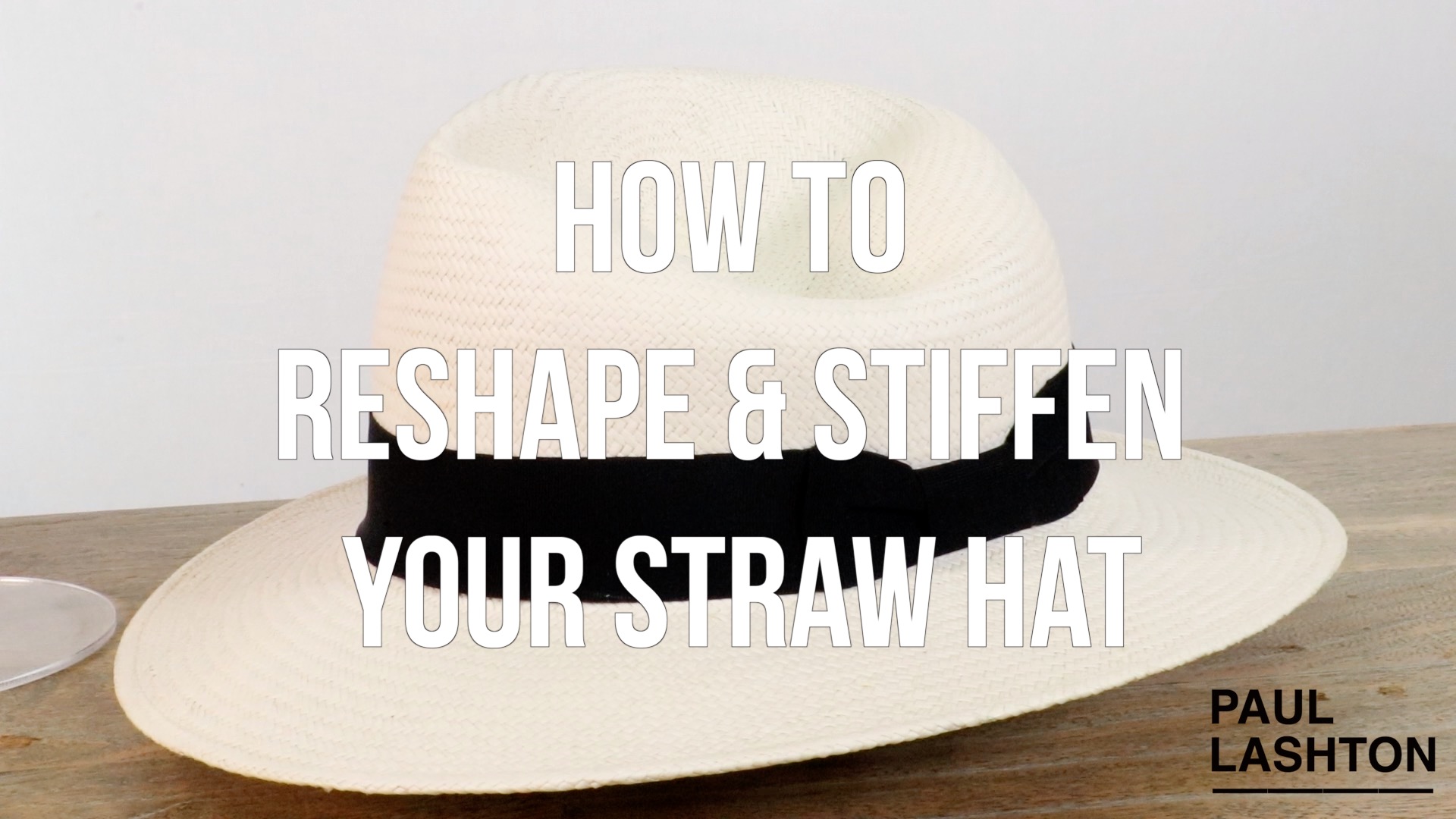 Floppy How To Stiffen A Straw Hat Brim Hat Restoration Reshaping