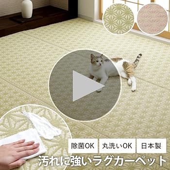 Amazon｜イケヒコ ラグ カーペット 日本製 ポリプロピレン