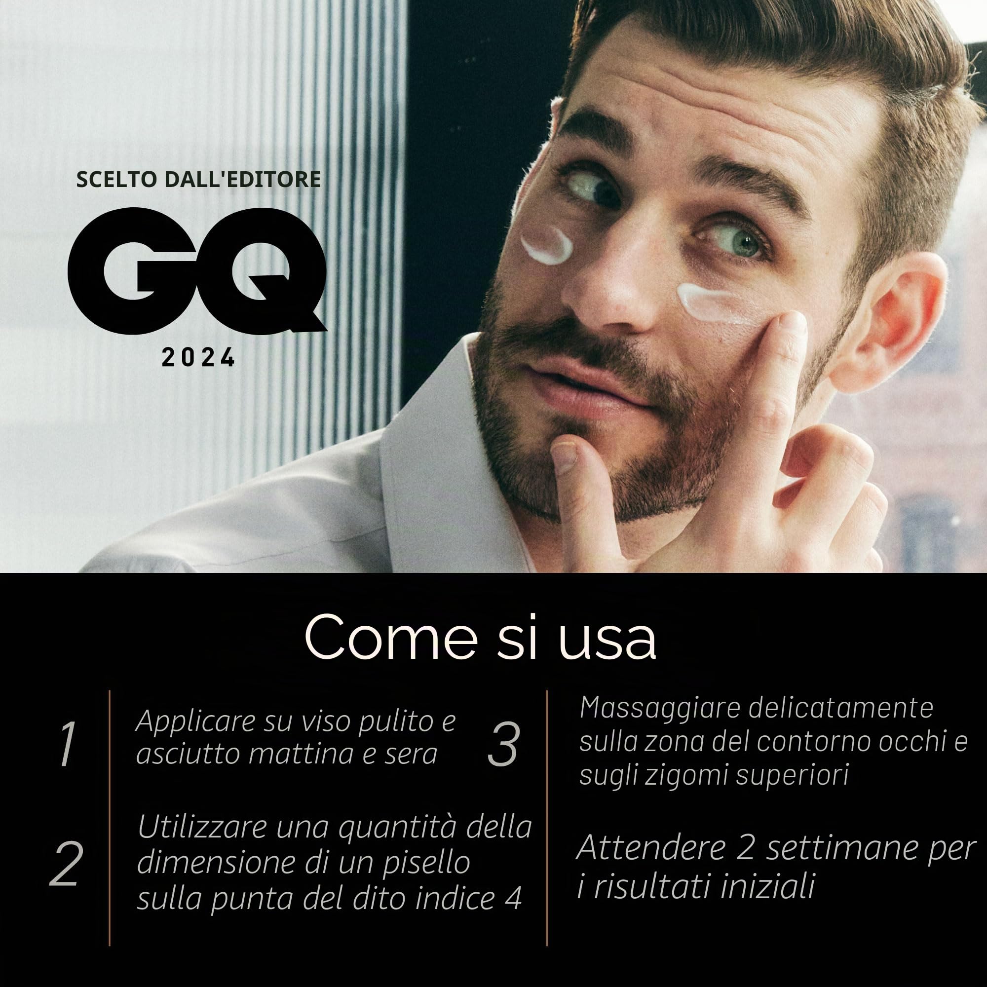 Brickell Men's Products Crema Ripristino per Occhi, Naturale ed Organica, anti-invecchiamento, Crema per Occhi per ridurre il gonfiore, le rughe i cerchi neri e le borse sotto gli occhi, 15 ml