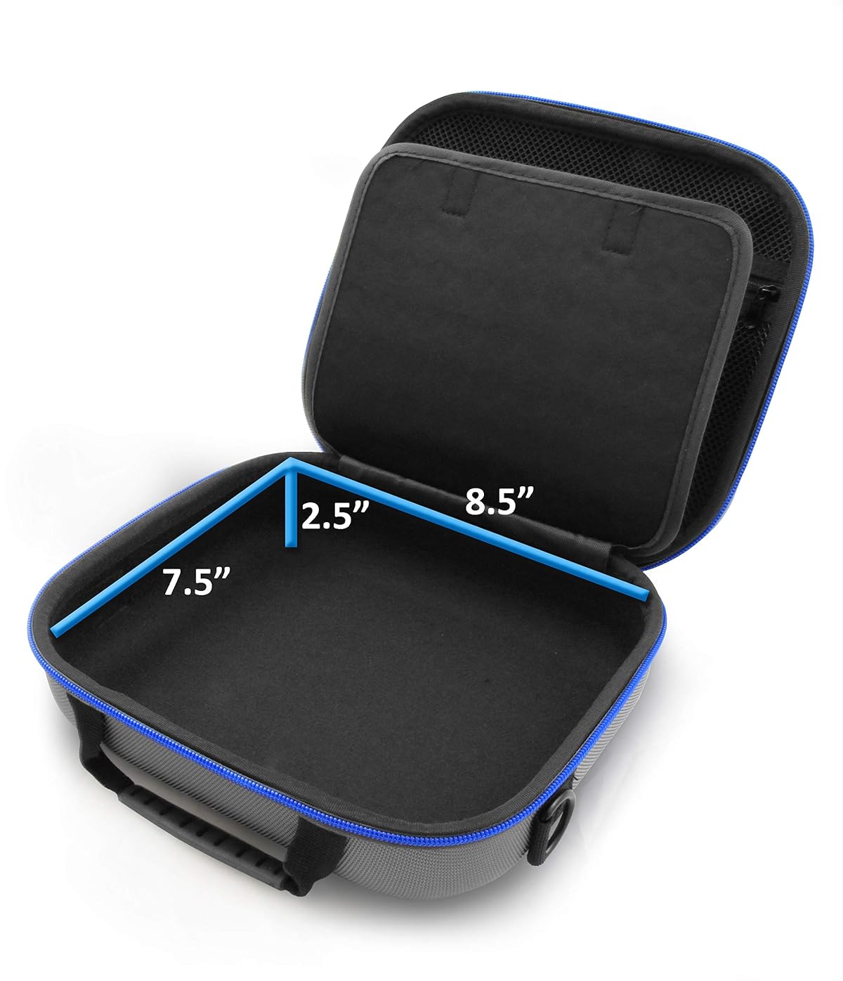 CASEMATIX Travel Case Compatible with Zoom H8 Handy Recorder - Hard Shell