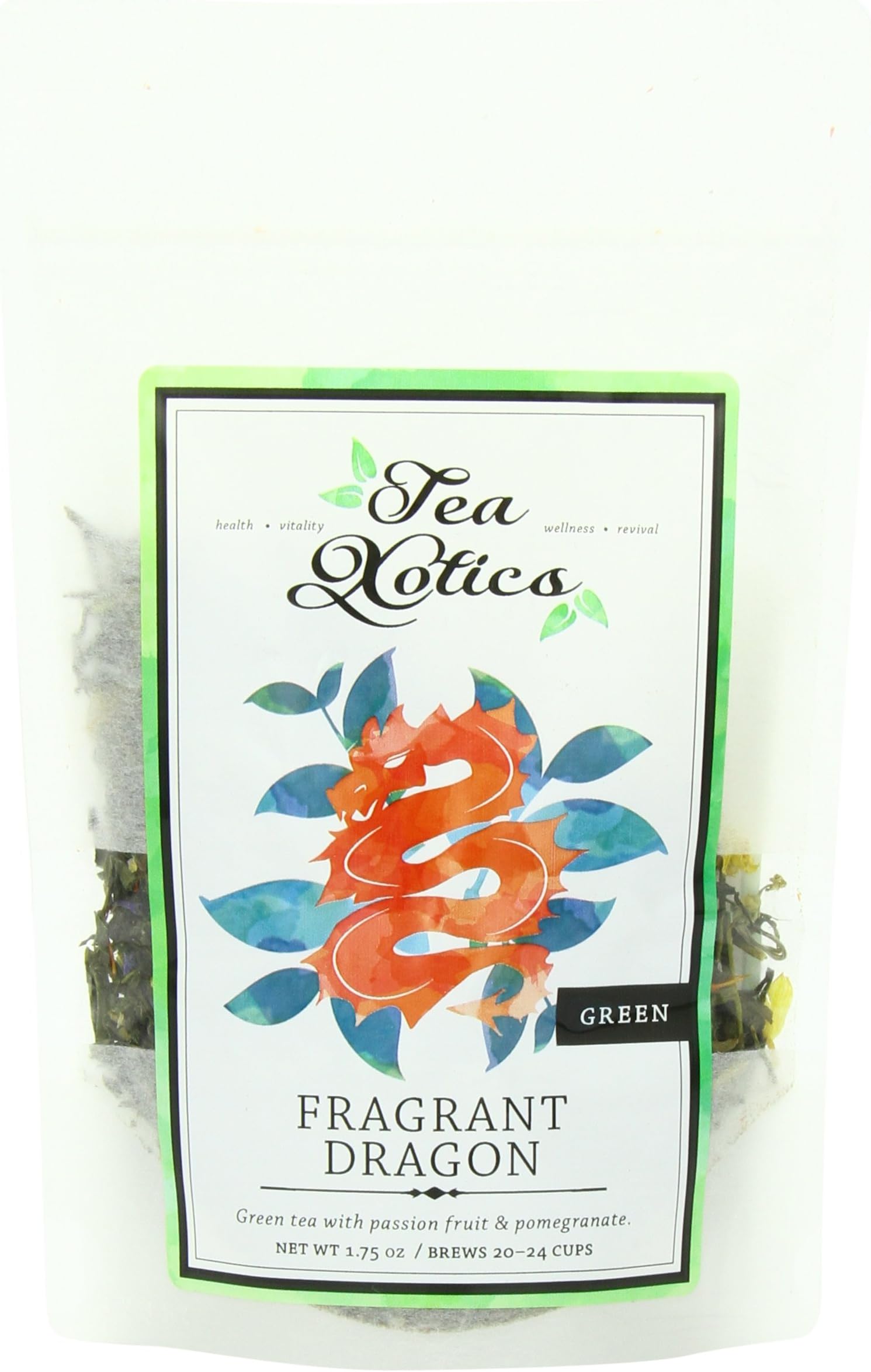 Tea Xotics Tea Blend, Fragrant Dragon, 1.75 Ounce