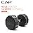 CAP Barbell 12-Sided Coated Dumbbell with Chrome Handle, Pair, 40 LB