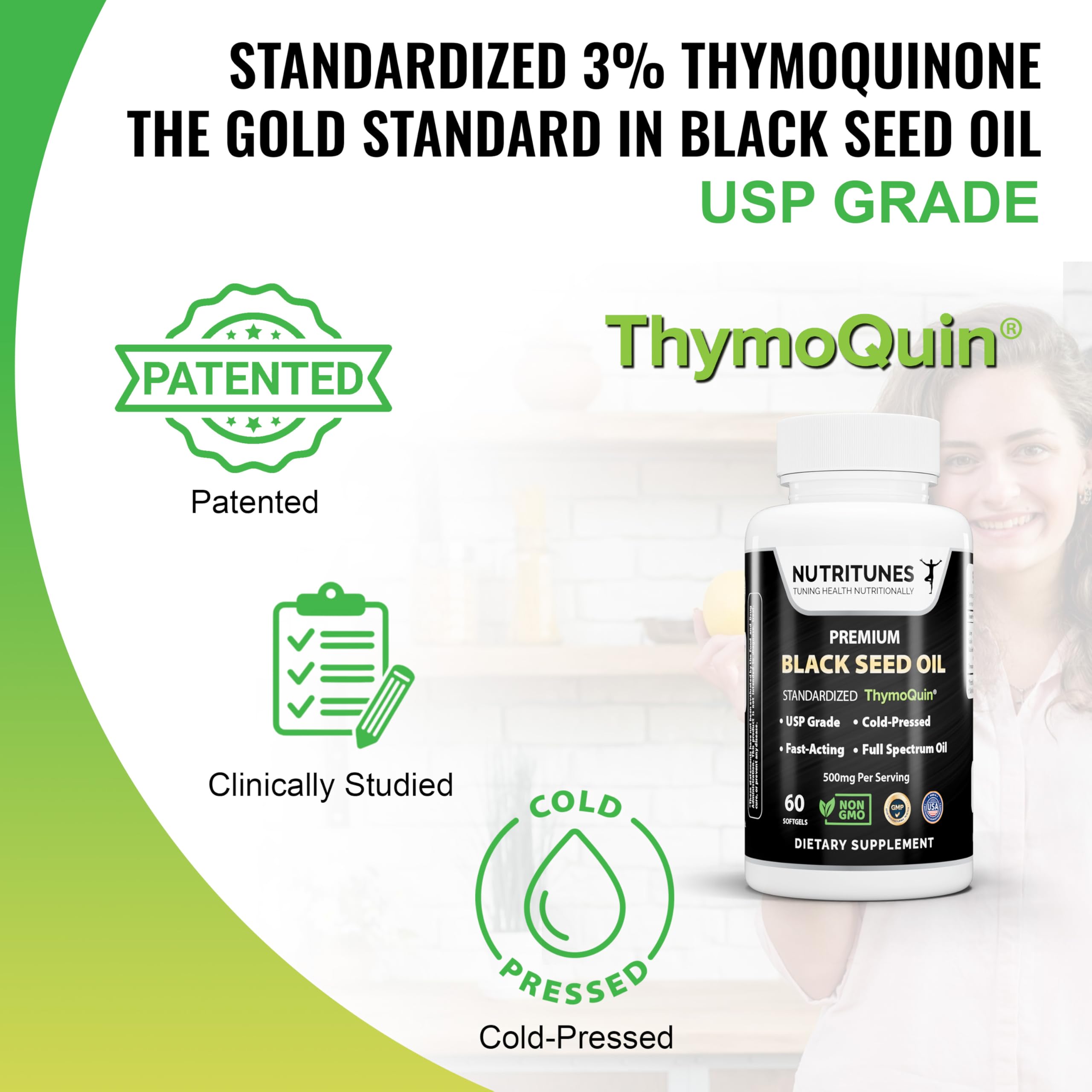 Black Seed Oil ThymoQuin - 60 Softgels — Amazon image 7