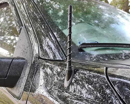 Miniatura 139 de VOFONO - Antena compatible con Jeep Wrangler y Gladiator 2007-2024, accesorios para Jeep, antena corta para Jeep Rubicon, Sahara, Sport, Willys