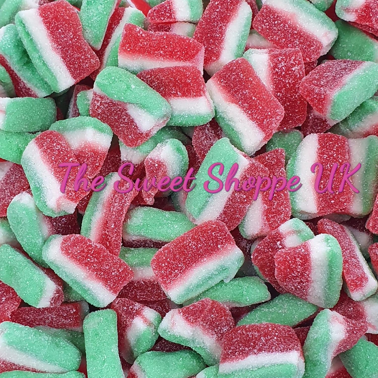 Sweet Shoppe Fizzy Watermelon Slices (500g) Watermelon Sweets Gluten Free Sweets Amazon.co