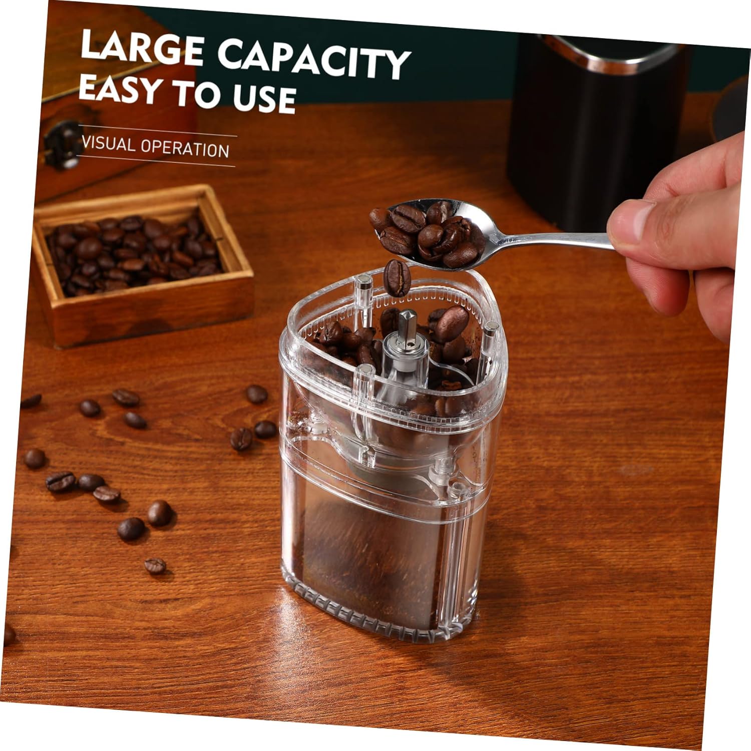 Electric Coffee Grinder Burr for Beans Conical Burr Bean Machine Adjustable Thickness Rechargeable Powder Maker