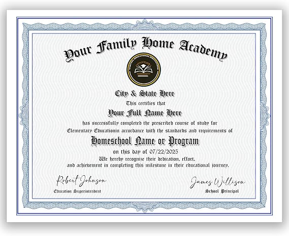 Custom Prank Diploma Personalized Fake Graduation Certificate Degree with Realistic Design Thick Textured Paper Free Cardstock Certificate Folder Perfect for Pranks Gifts