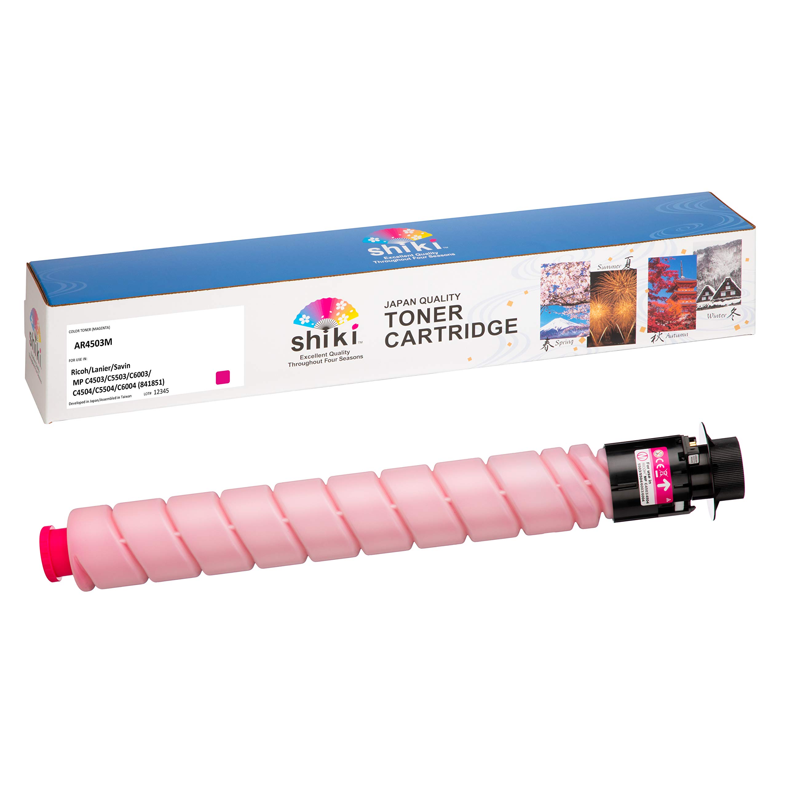 Compatible Toner Cartridge Replacement for Ricoh Lanier Savin MP C4503 C5503 C6003 C4504 C5504 C6004 841851 (Magenta, 22500 Pages)
