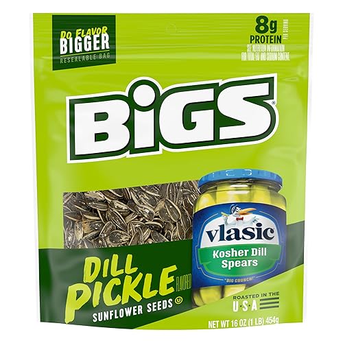 bigs vlasic de eneldo Pickle semillas de girasol, 16-Ounce Bolsa