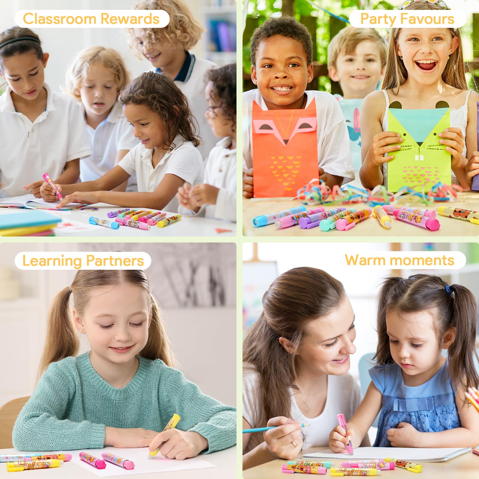 Gadget Compleanno Bambina: 20PCS Gomma Penna Regalini Fine Festa, Gomme da Cancellare Bambini Sacchetti Regalini Fine Festa Compleanno