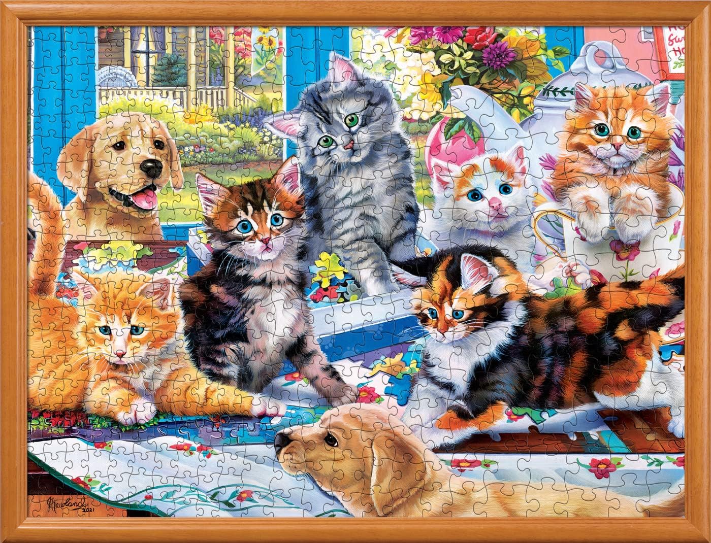 Masterpieces 400 Piece Jigsaw Puzzle for Adults, Family, Or Kids - Puzzling Gone Wild - 18"x24"