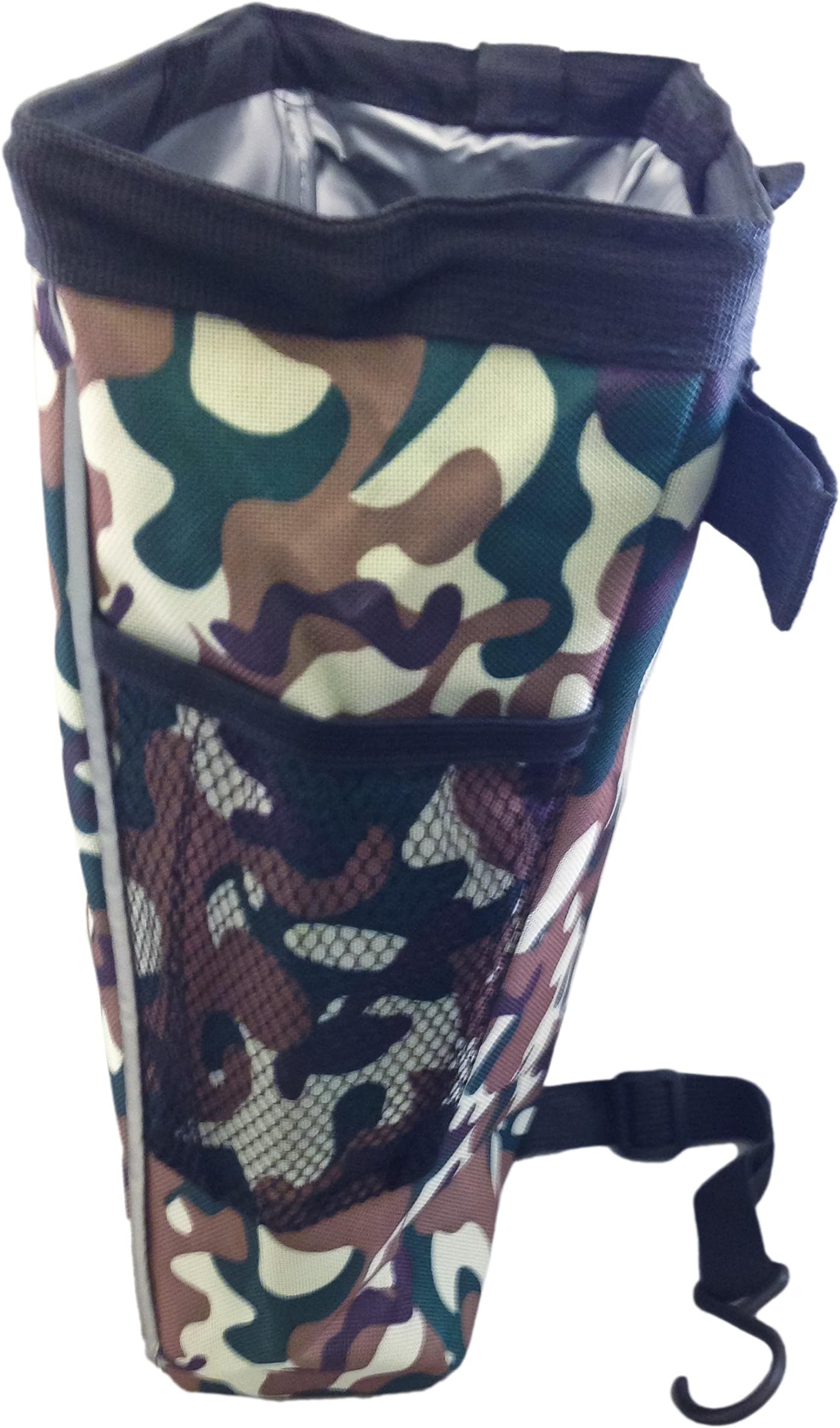 The Keep it Clean CarBage - Camouflage Auto Trash Can, Auto Litter Bag, Auto Garbage Bin, Car Trash Pail, Great for Cars, Boats & RV's