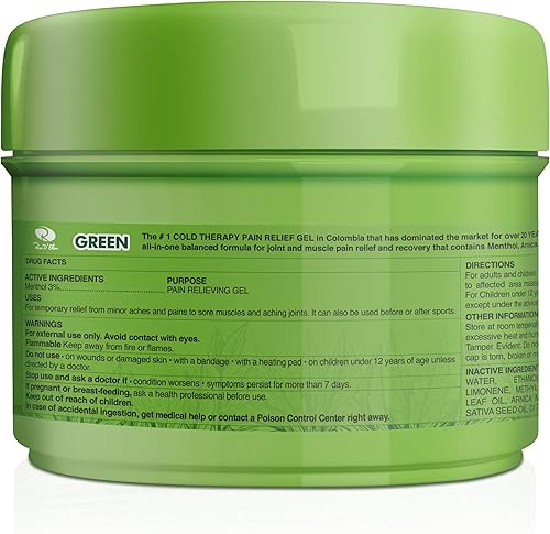 Miniatura 5 de Ross D'Elen Gel de mentol verde pequeño