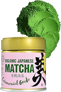 Japanese Ceremonial grade Matcha, Matcha Green Tea Powder, 100％ Authentic Japanese Origin, From Uji Kyoto, Japan (30g)【YAMASAN】