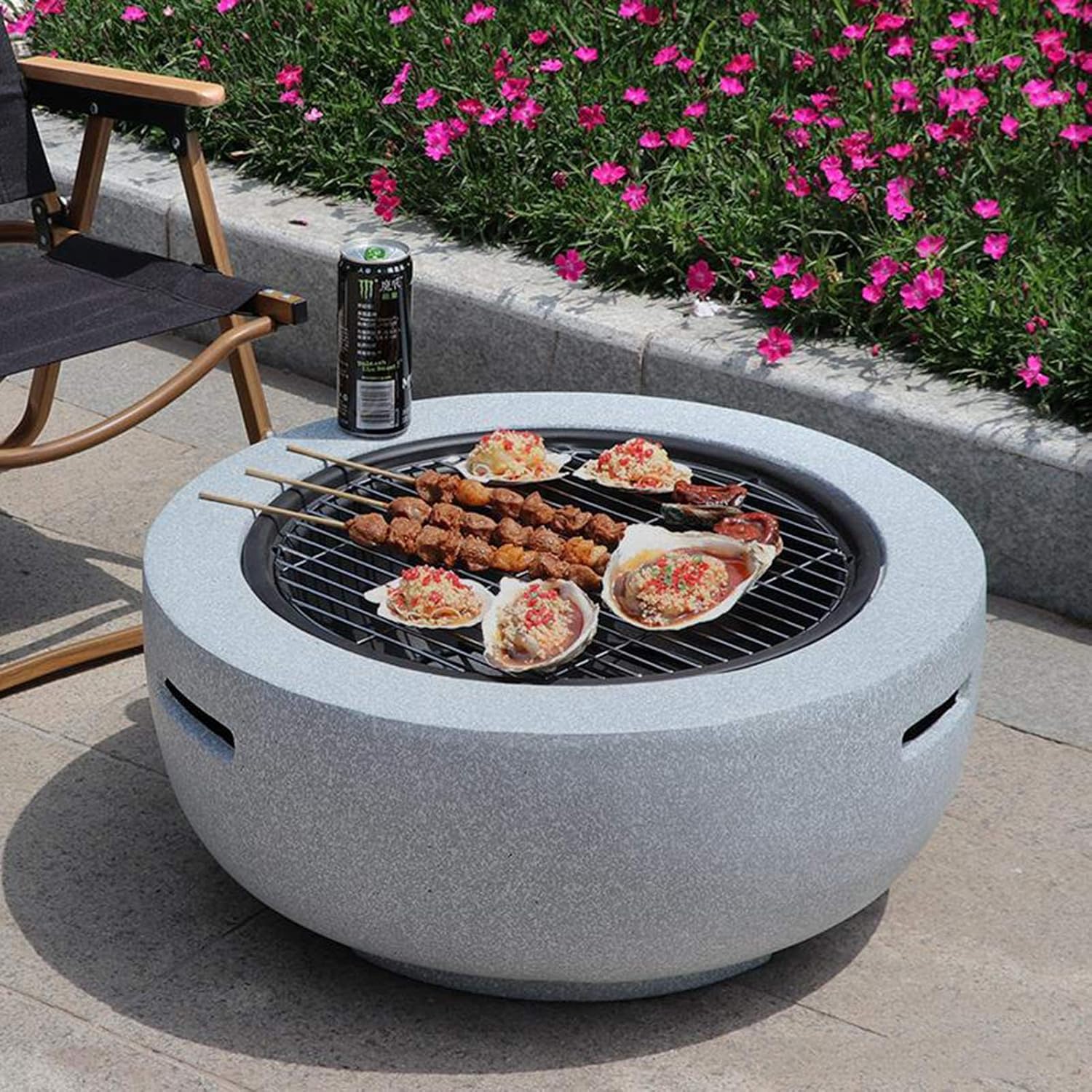 Revolver Firepit BBQグリル バーベキュー パエリアパン付き 楽天市場