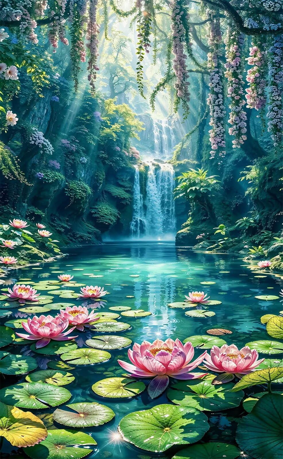 Puzzle 1200 Piezas para Adultos y Familia - Loto Cascada | Rompecabezas de 75x50 cm | Juego de Mesa de Descompresión y Relajación Cumpleaños