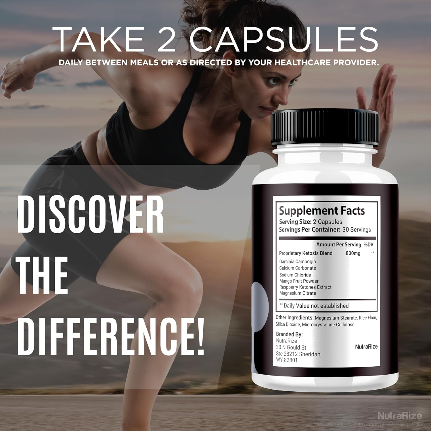 NutraRize Shredded Keto Pills, Premium Keto Shred Weight Loss Capsules, All Natural Keto Supplement to Support Fitness and Body Goals, Official ShreddedKeto Reviews (60 Capsules)