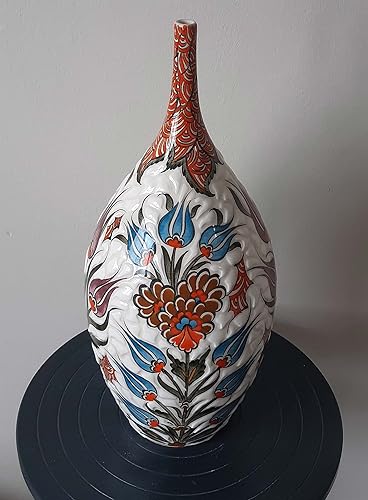 Miniatura 5 de Handmade Ceramic Teardrop Vase, 12 inches