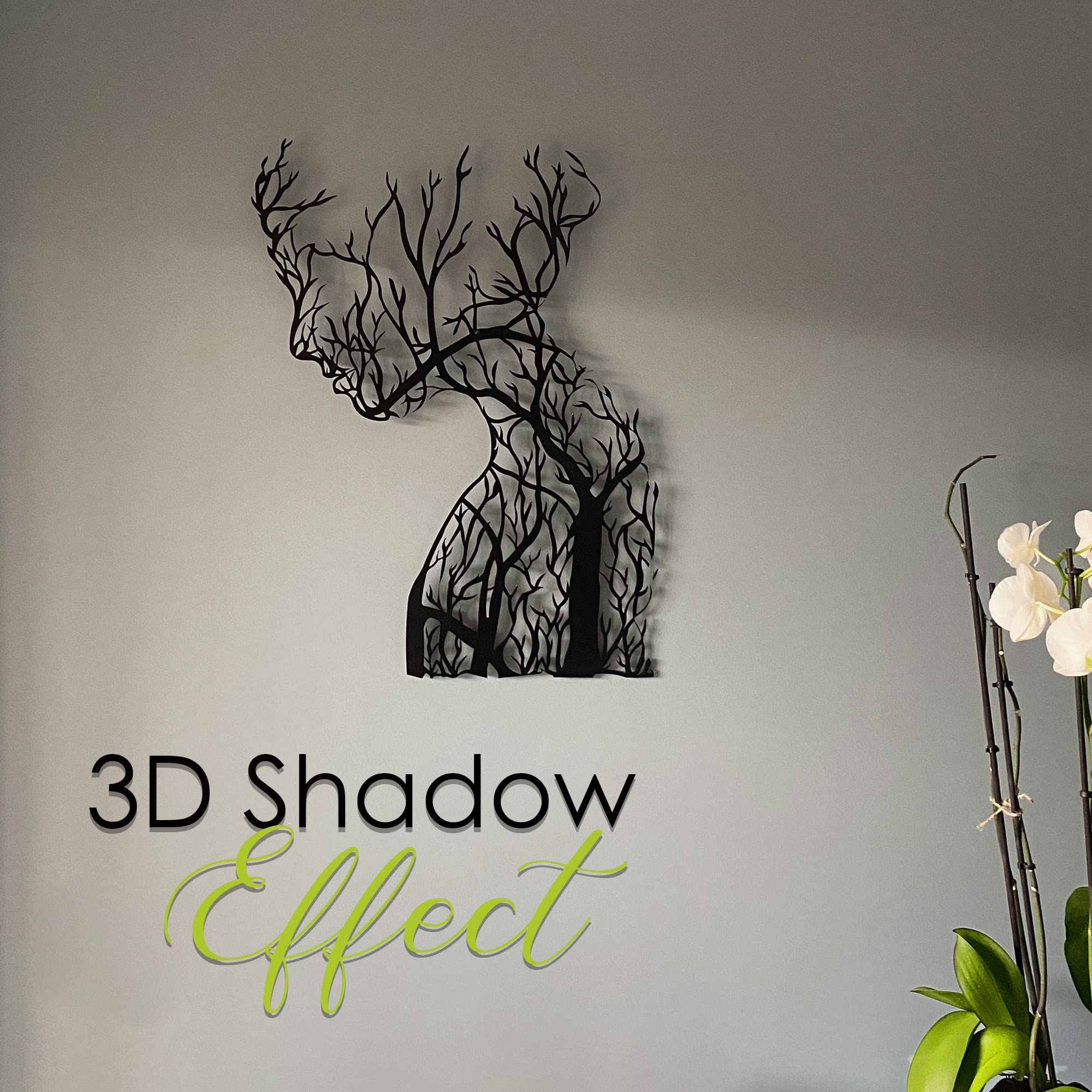 Woman Face Metal Wall Art, Woman Face Wall Art, Abstract Wall Art