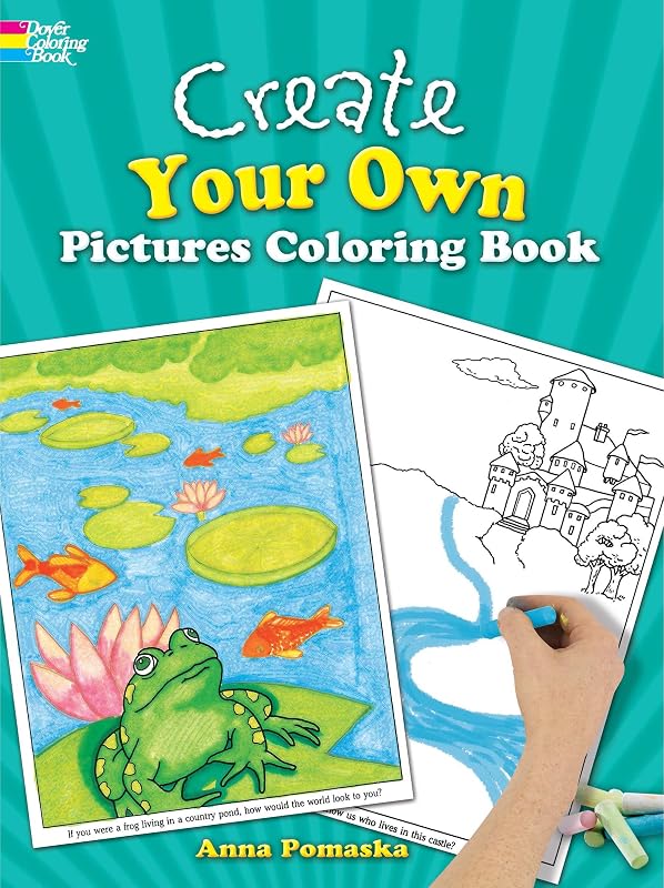 Crea tu propio libro de dibujos para colorear: 45 ilustraciones divertidas (libros de actividades para niños de Dover)