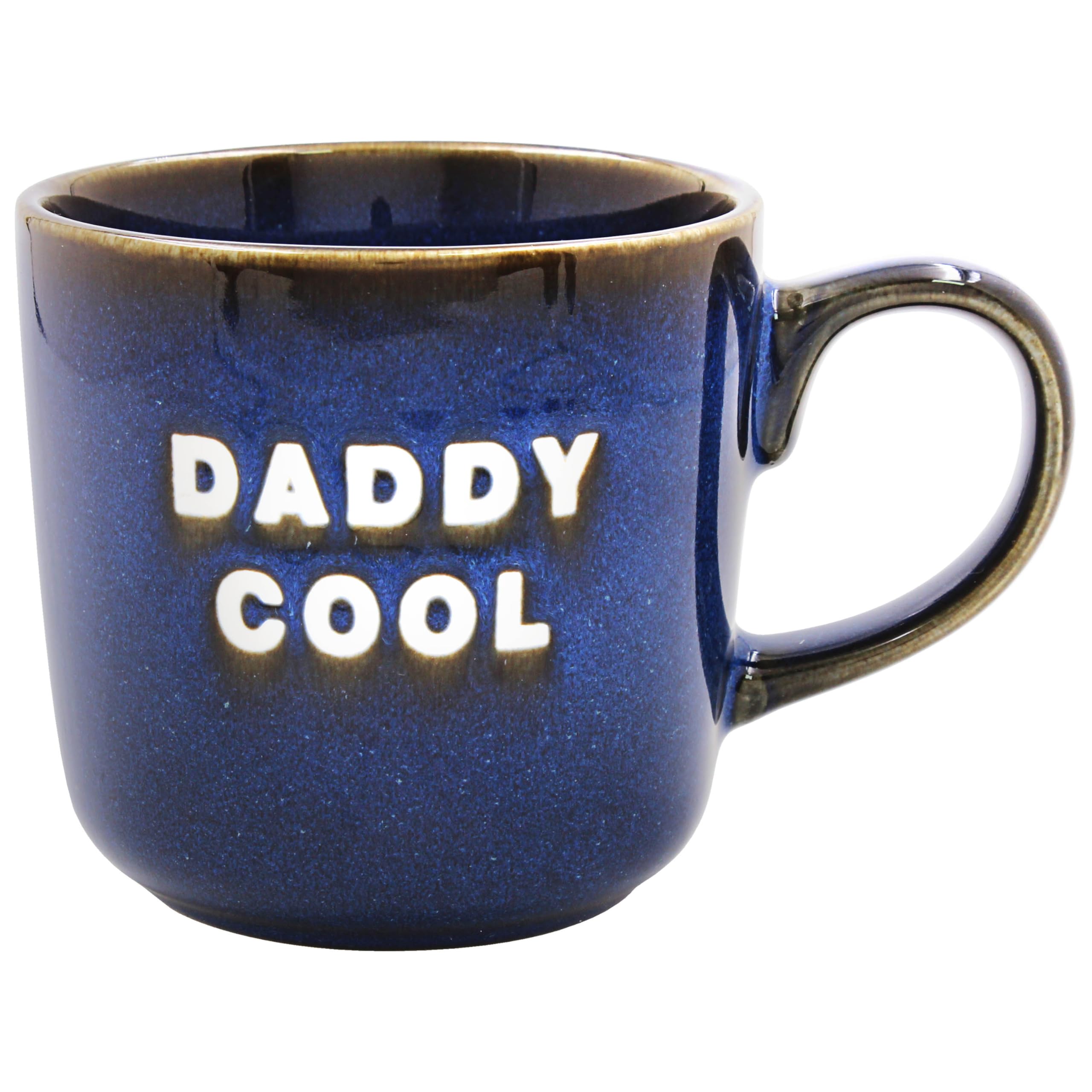 LESSER & PAVEY Daddy Cool Reactive Glaze Mug Elements Tea and Coffee Mugs for Hot Drinks | Fine China Printed Mugs for Kitchen & Home | Reusable Ceramic Cups for Every Occasion | Gifts for Women & Men