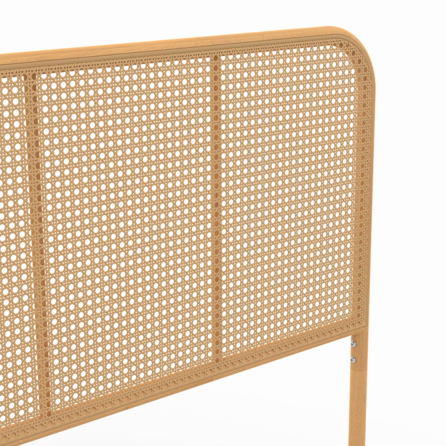 IDMarket - Tête de lit sur Pied Flora 160 cm façon cannage