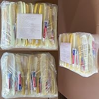 Vista 8 de Paquete de 100 cepillos de dientes desechables con pasta de dientes y peine, 0.35 onzas de pasta de dientes, peine de pelo de 7 pulgadas, kit